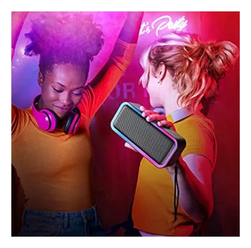 PARLANTE ALTAVOZ BLUETOOTH INALAMBRICO LUZ RGB - 7