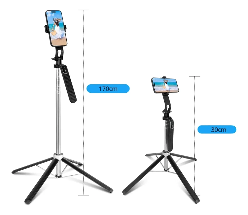 TRIPODE SOPORTE CELULAR PALO SELFIE 1.7 METROS - 4