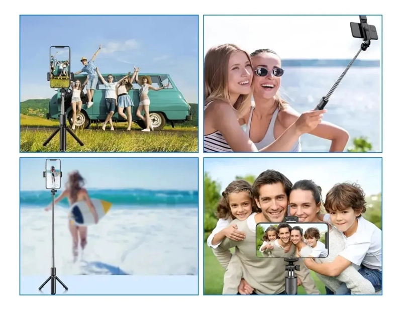 TRIPODE SOPORTE CELULAR PALO SELFIE 1.7 METROS - 7