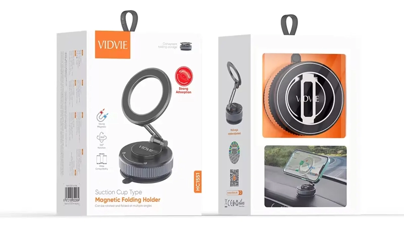 SOPORTE CELULAR MAGNE TICO AUTO ESCRITORIO CON VENTOSA VID - 6