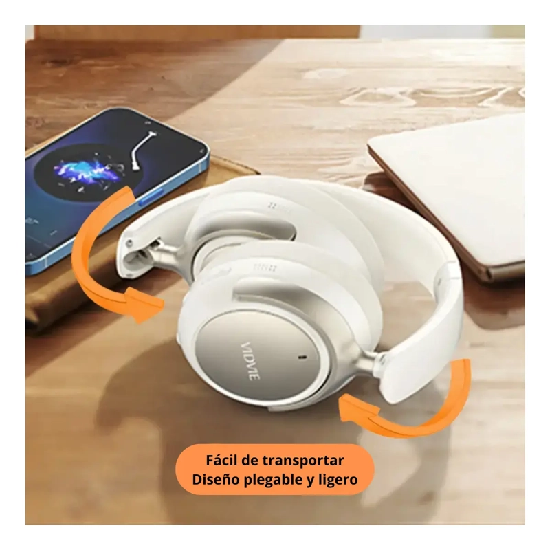 AURICULARES INALAMBRICOS CANCELACION ACTIVA RUIDO BLUETOOTH - 2