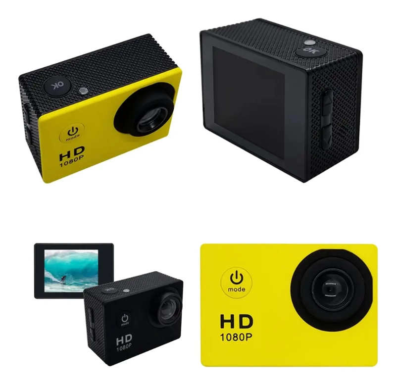 CAMARA DE GRABACION DE VIDEOS EN MOVIMIENTO DEPORTES HD 4K - 3