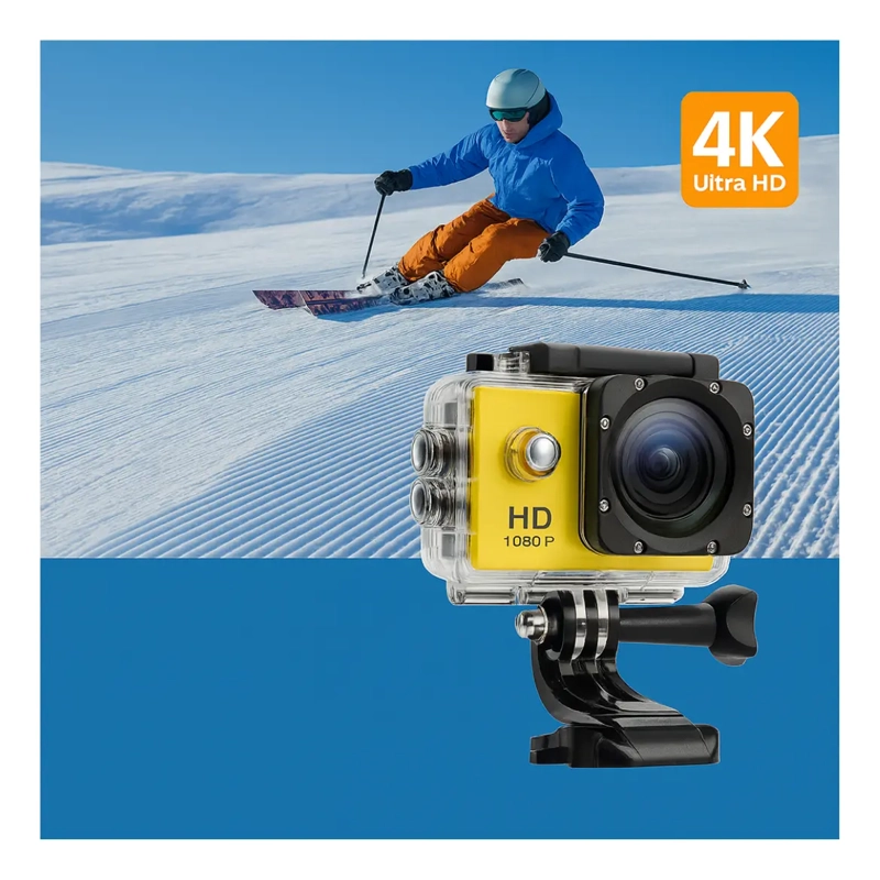 CAMARA DE GRABACION DE VIDEOS EN MOVIMIENTO DEPORTES HD 4K - 5