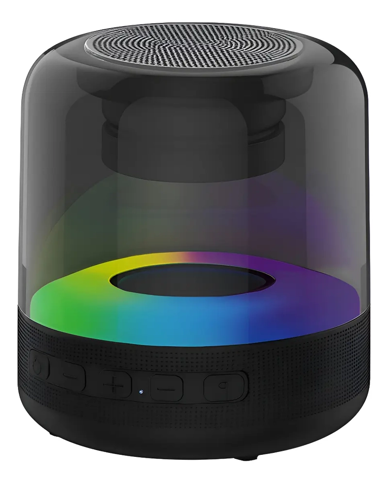 PARLANTE ALTAVOZ PORTATIL BLUETOOTH CON BAJO LUZ RGB SK4 - 1