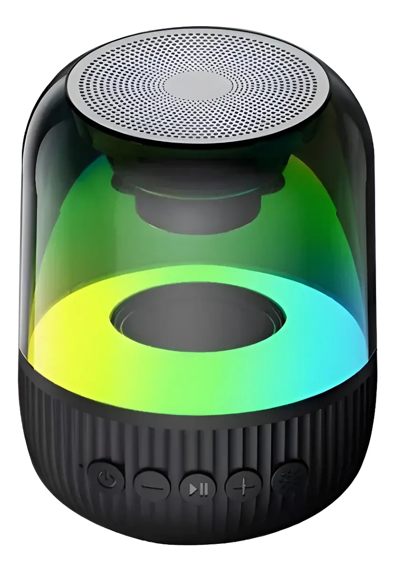 PARLANTE ALTAVOZ PORTATIL BLUETOOTH CON BAJO LUZ RGB SK3 - 1