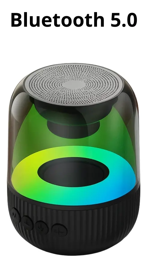 PARLANTE ALTAVOZ PORTATIL BLUETOOTH CON BAJO LUZ RGB SK3 - 2