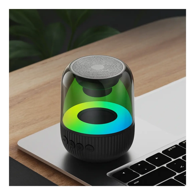 PARLANTE ALTAVOZ PORTATIL BLUETOOTH CON BAJO LUZ RGB SK3 - 5