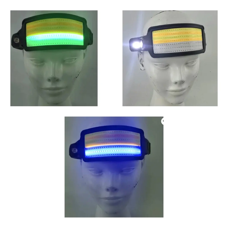 LINTERNA MINERO CINTILLO TIRAS LUZ LED RECARGABLE MULTIUSO - 6