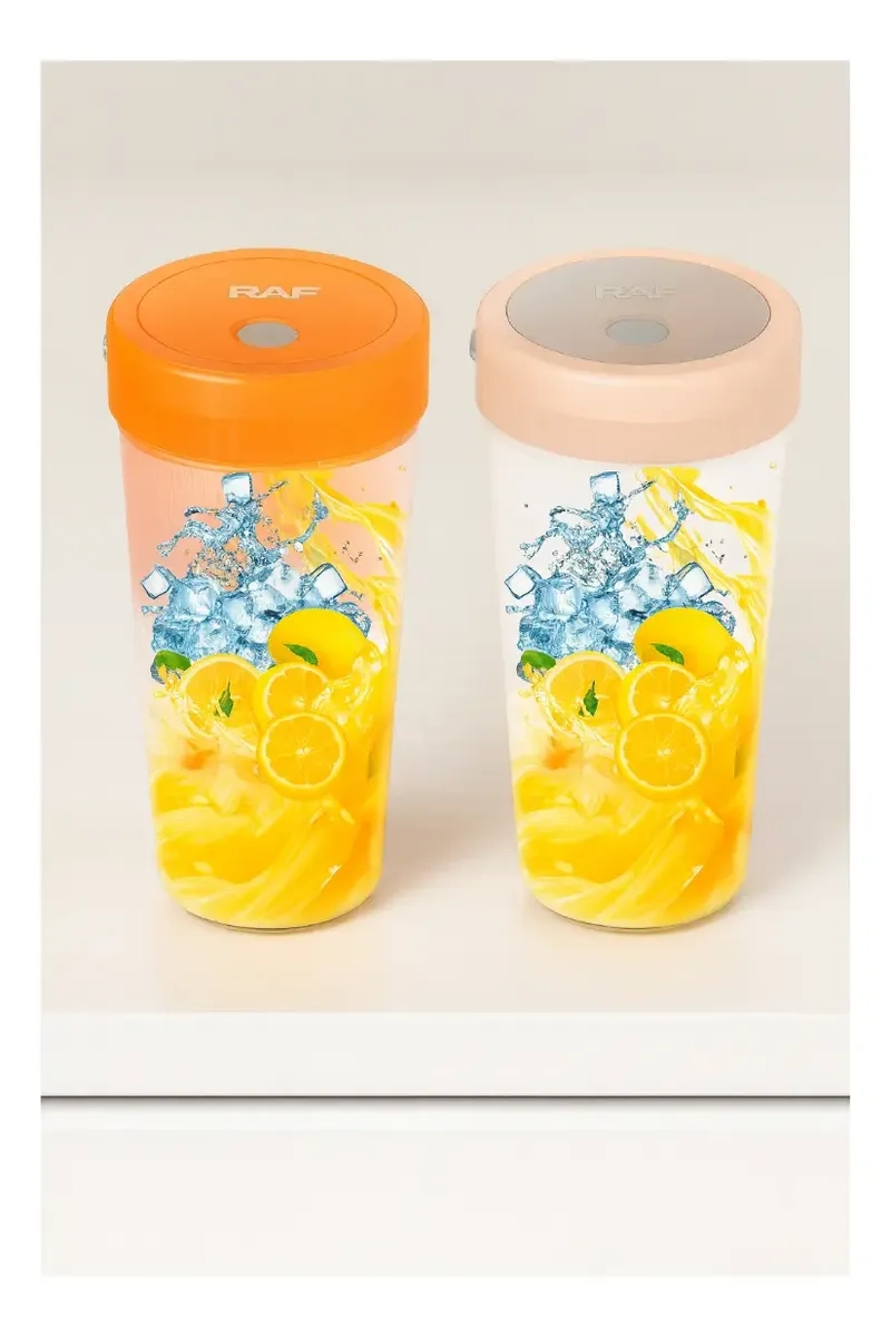 MINI VASO BATIDOR MEZCLADOR 80W PORTATIL INALAMBRICO 300ML - 4