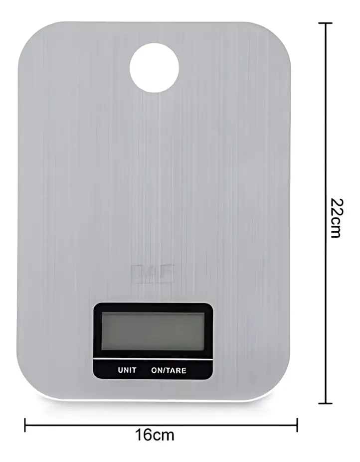 PESA BALANZA DIGITAL GRAMERA 0-5KG WATERPROOF - 2