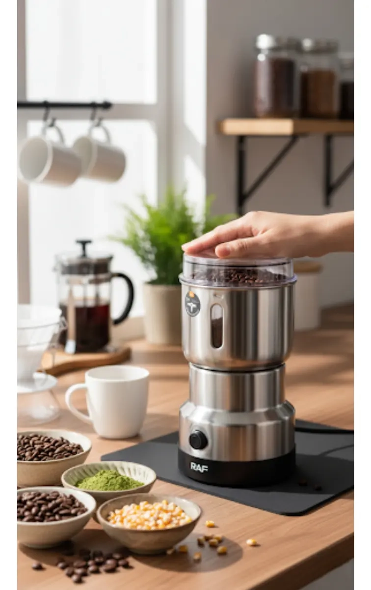 MOLINO MOLINILLO MOLEDOR DE CAFE  MATCHA MAIZ GRANOS - 7