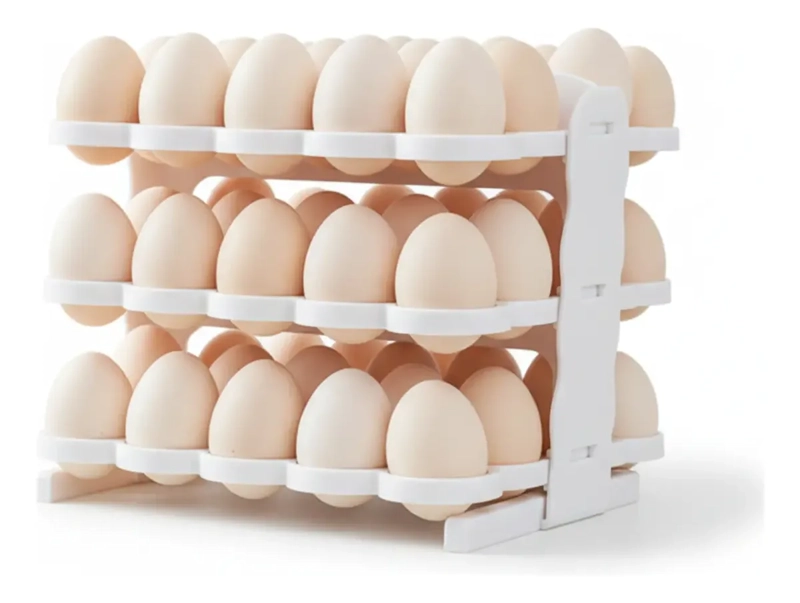 BANDEJA ORGANIZADOR DE HUEVOS 60 PIEZAS UNIVERSAL PLEGABLE - 1