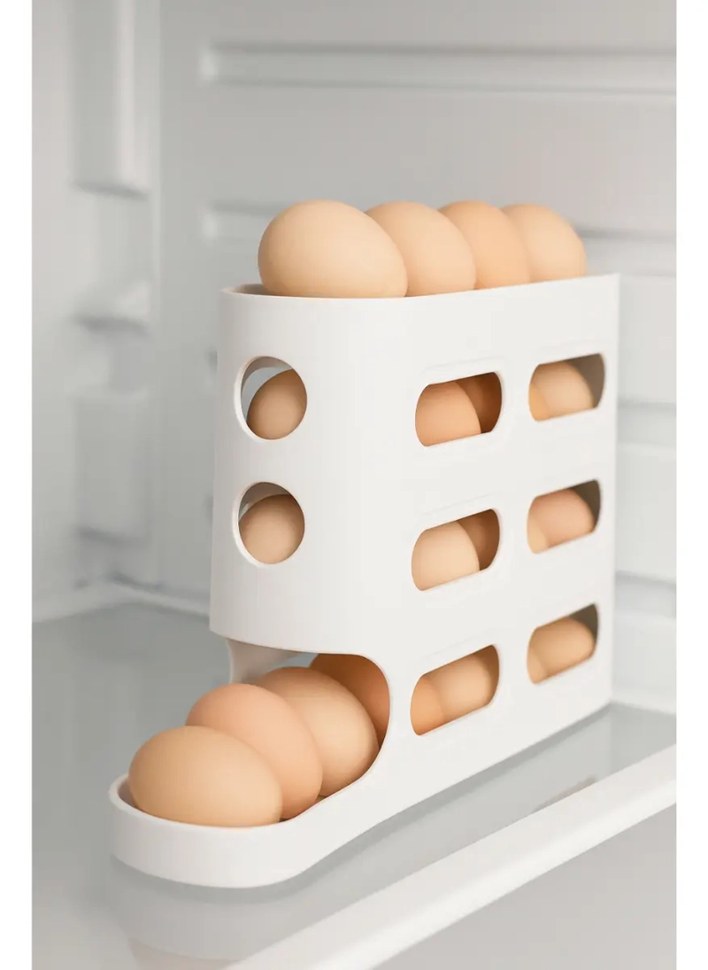 BANDEJA ORGANIZADOR DE HUEVOS VERTICAL 4 NIVELES - 6