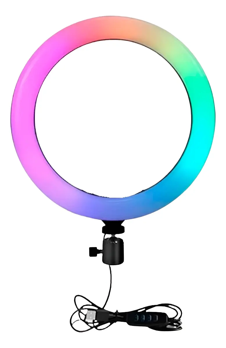 ARO LUZ LED MULTICOLOR RGB GARBACION DE VIDEOS TIKTOK 10 - 1