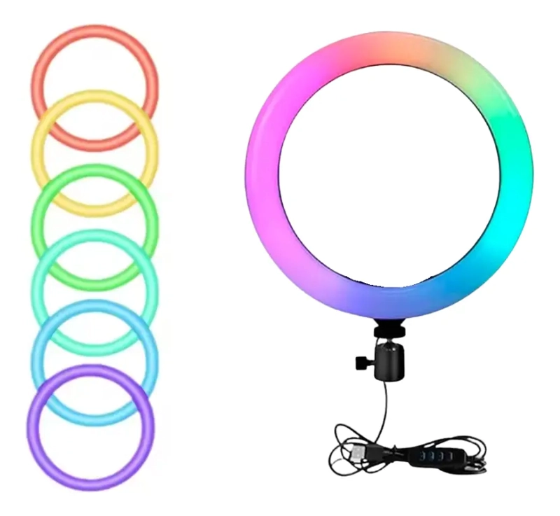 ARO LUZ LED MULTICOLOR RGB GARBACION DE VIDEOS TIKTOK 10 - 2