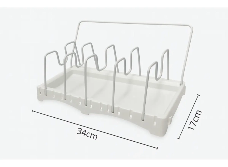 ORGANIZADOR DE OLLAS TAPAS SARTENES COCINA MULTIUSO - 3