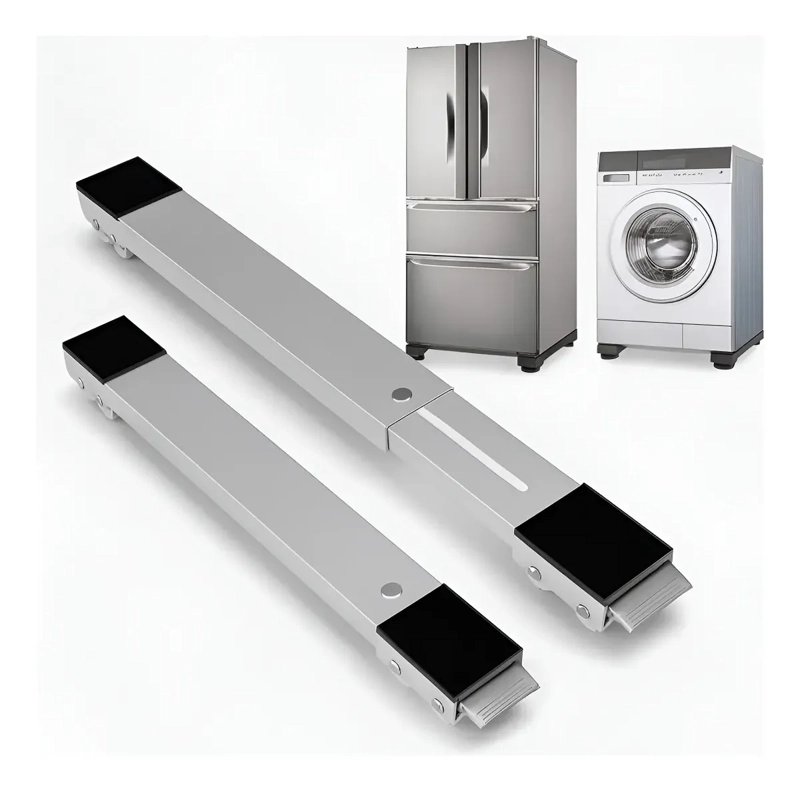 SOPORTE MOVILIZADOR RUEDAS LAVADORA REFRIGERADOR AJUSTABLE - 1