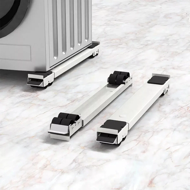 SOPORTE MOVILIZADOR RUEDAS LAVADORA REFRIGERADOR AJUSTABLE - 4