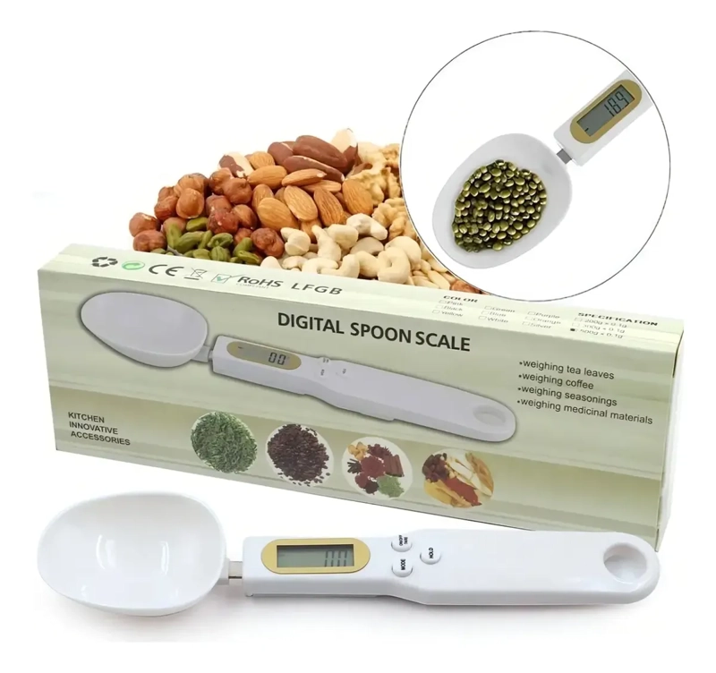CUCHARA GRAMERA DIGITAL ALIMENTOS REPOSTERIA 0-500G - 7