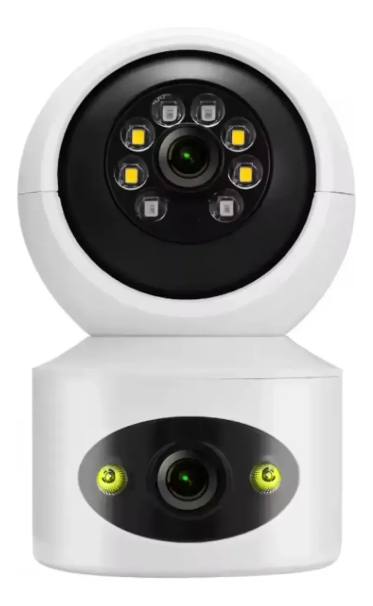 WIFI CAMARA SEGURIDAD HOGAR VISION REMOTA DOBLE LENTE - 2