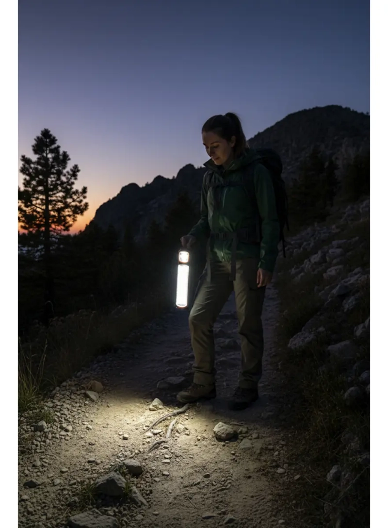 LAMPARA EMERGENCIA CAMPING LUZ LED USB-C Y RECARGA SOLAR - 5