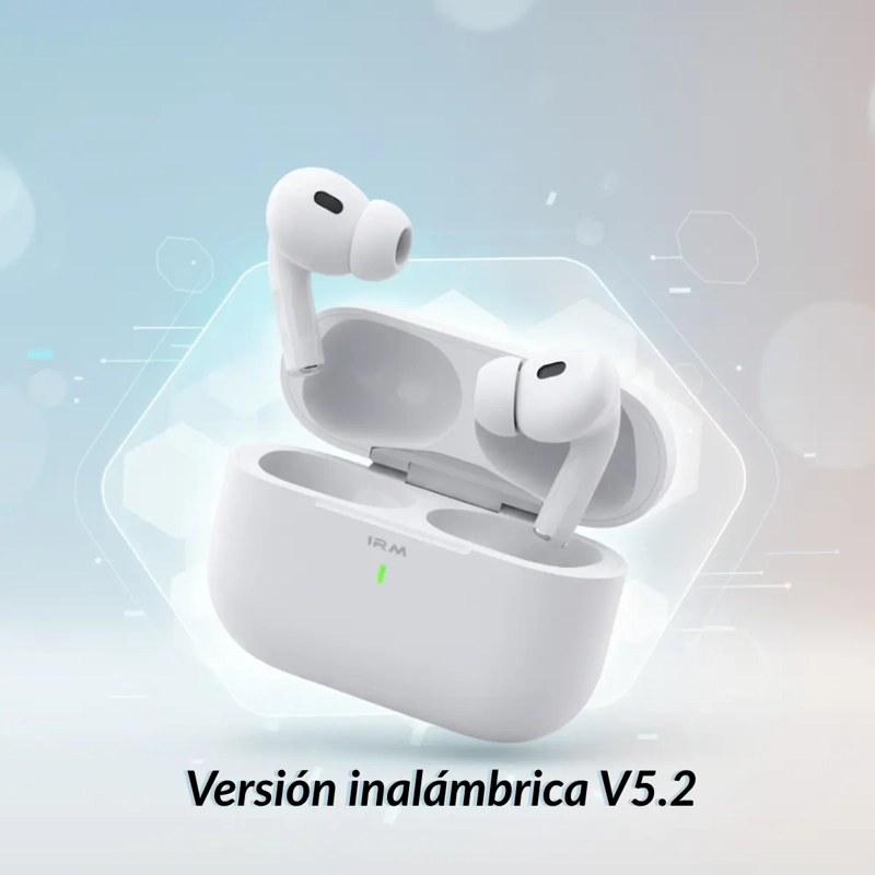 AUDIFONOS INALAMBRICOS BLUETOOTH ANDROID Y IPHONE BLANCO - 2