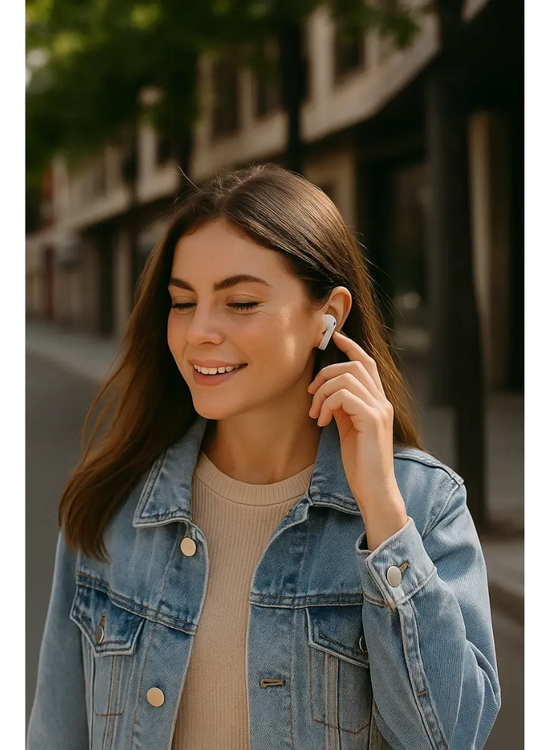 AUDIFONOS INALAMBRICOS BLUETOOTH ANDROID Y IPHONE BLANCO - 6