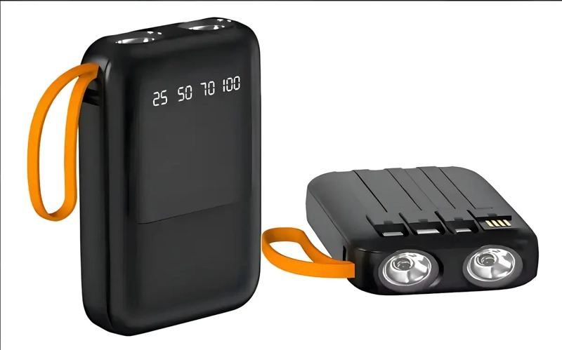 CARGADOR PORTATIL IRM R47 USB 10000MAH NEGRO CON CARGA RAPIDA Y PANTALLA DIGITAL - 1