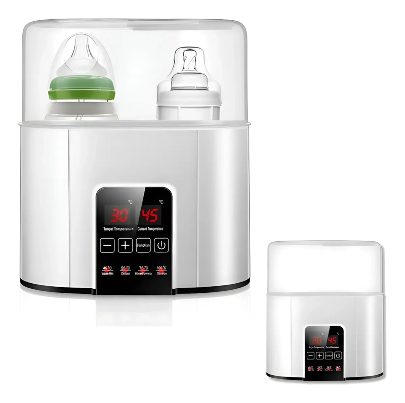 CALENTADOR ESTERILIZADOR MAMADERAS CABIDA DOBLE PANTALLA LED - 1