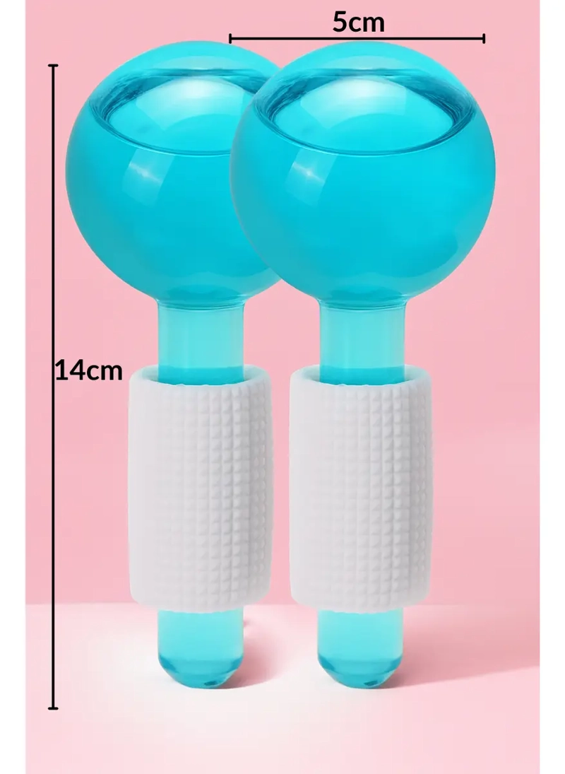 PACK 2 ESFERAS REAFIRMANTE MASAJEADOR FACIAL TERAPIA DE FRIO - 4