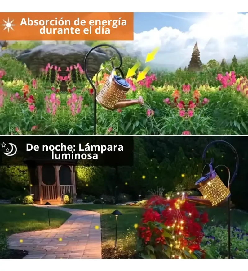 LAMPARA SOLAR LED EXTERIOR HADAS JARDIN WATERPROOF - 6