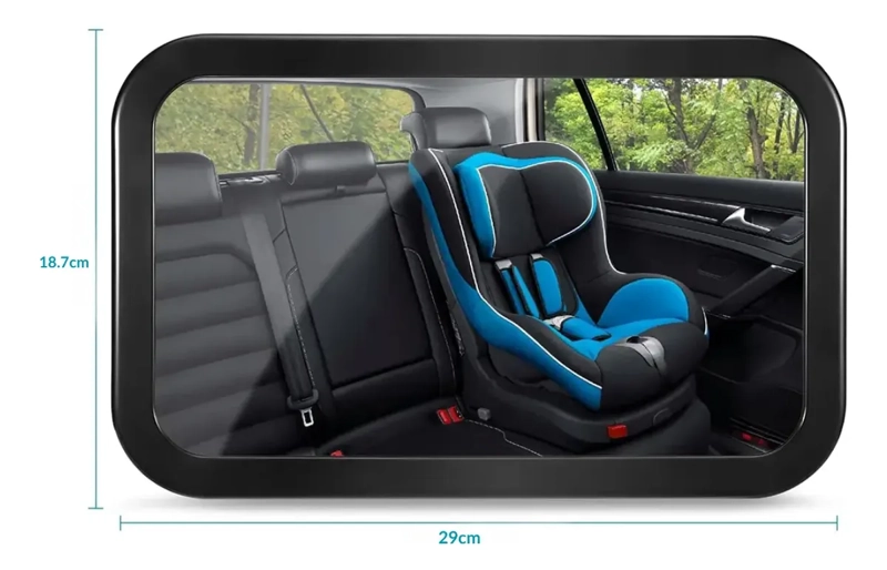 ESPEJO RETROVISOR DE SEGURIDAD AUTO PARA NIÑOS Y BEBE - 6
