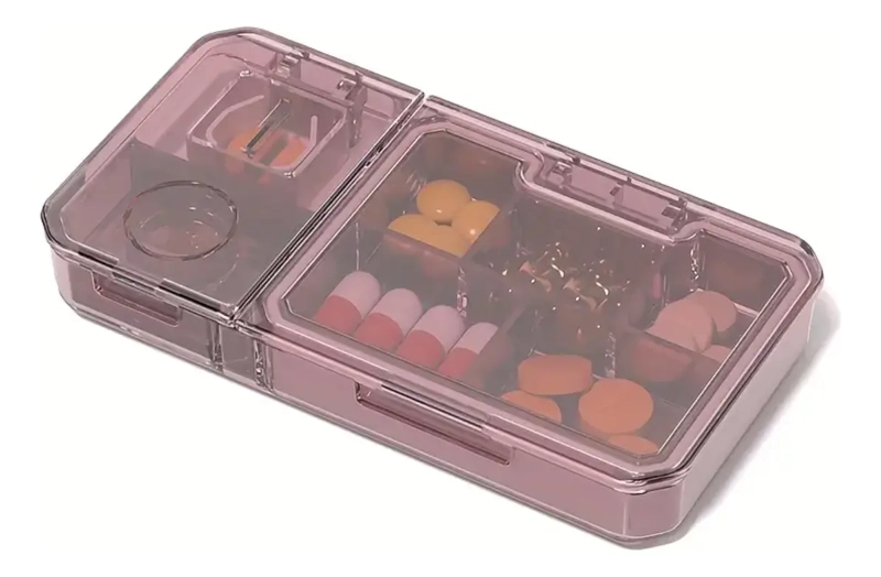 PASTILLERO ORGANIZADOR CORTADOR Y TRITURADOR DE PASTILLAS - 2