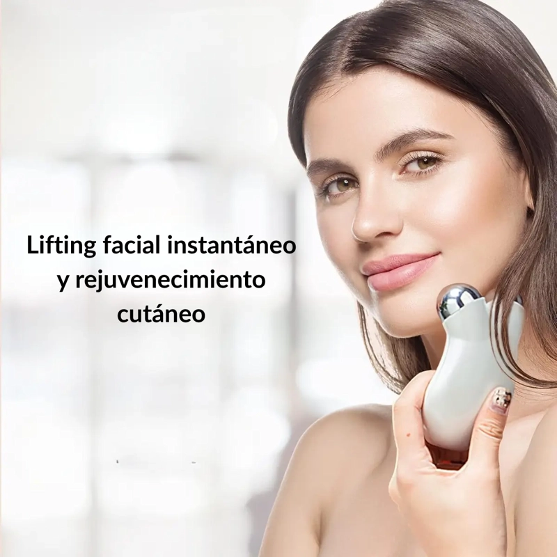 MASAJEADOR FACIAL Y CUELLO DE MICROCORRIENTE REAFIRMANTE - 5