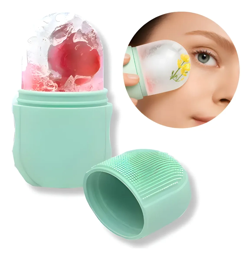 MOLDE SILICONA RODILLO HIELO MASAJEADOR FACIAL TERAPIA FRIO AGREGAR A FAVORITOS - 1