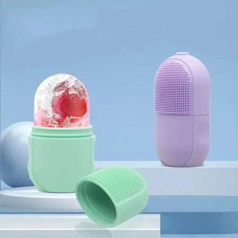 MOLDE SILICONA RODILLO HIELO MASAJEADOR FACIAL TERAPIA FRIO AGREGAR A FAVORITOS - 4
