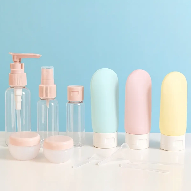 ORGANIZADOR VIAJE: BOTELLAS SPRAY SILICONA CUIDADO PERSONAL - 7