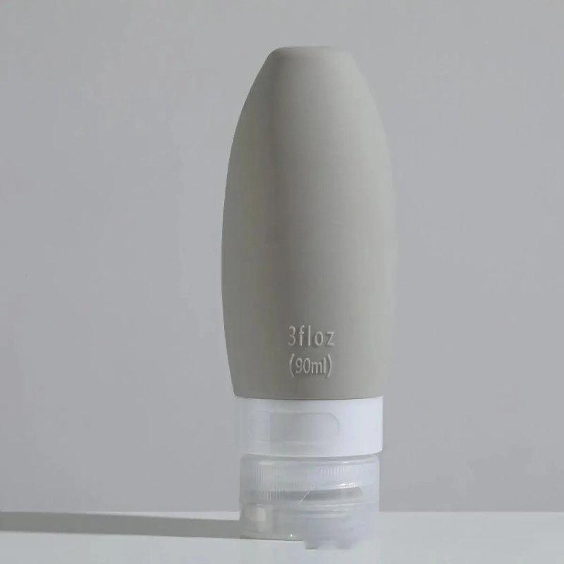 PACK 4 BOTELLAS DISPENSADOR SILICONA PARA VIAJES 90ML - 6