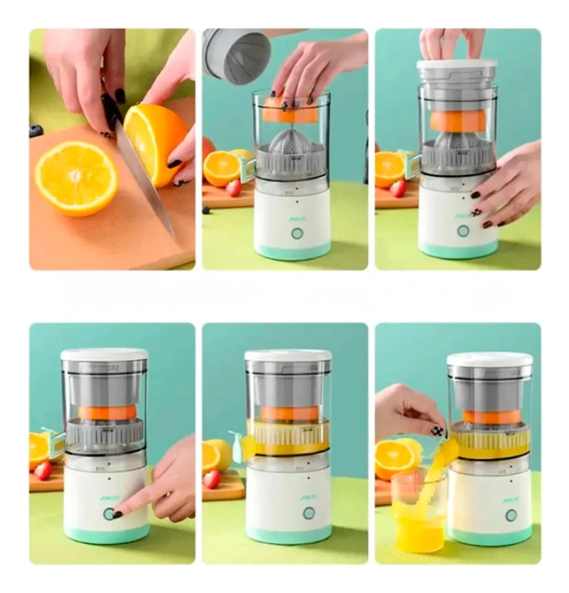 EXPRIMIDOR DE NARANJA CITRICOS INALAMBRICO PORTATIL - 6