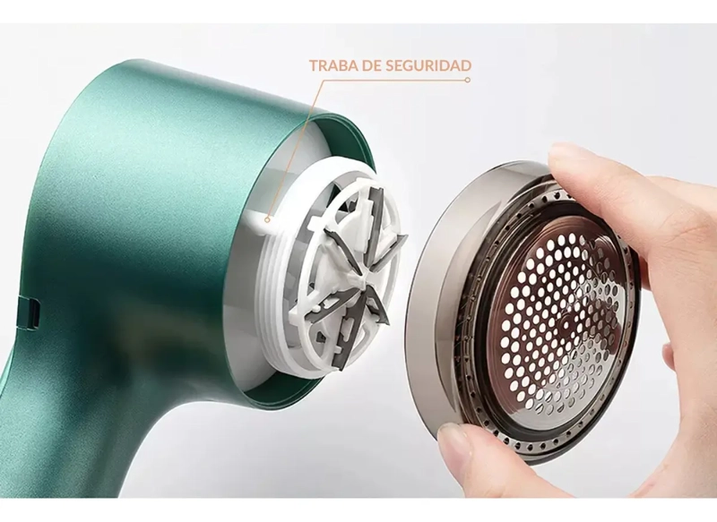 MAQUINA REMOVEDOR QUITA PELUSAS ROPA INALAMBRICO PORTATIL - 3