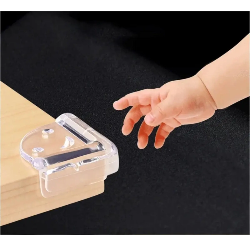 PACK 4 PIEZAS PROTECTOR DE ESQUINAS MUEBLES TRANSPARENTE - 6