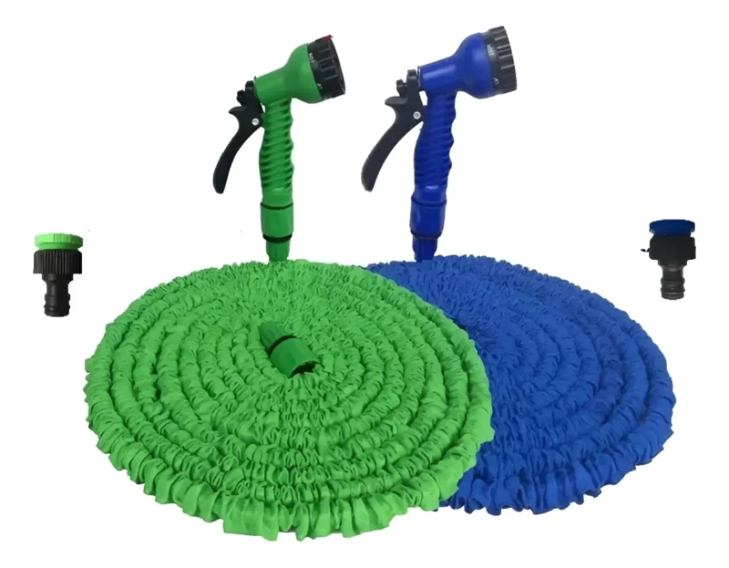 MANGUERA RIEGO JARDIN RETRACTIL EXPANDIBLE 30 MTS/100FT - 1
