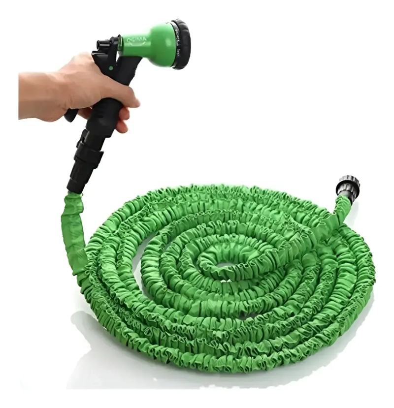 MANGUERA DE RIEGO JARDIN RETRACTIL EXPANDIBLE 22.5 MTS/75FT - 6