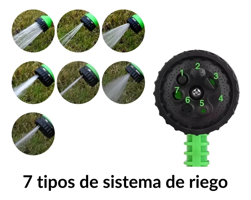 MANGUERA DE RIEGO JARDIN RETRACTIL EXPANDIBLE 22.5 MTS/75FT - 7