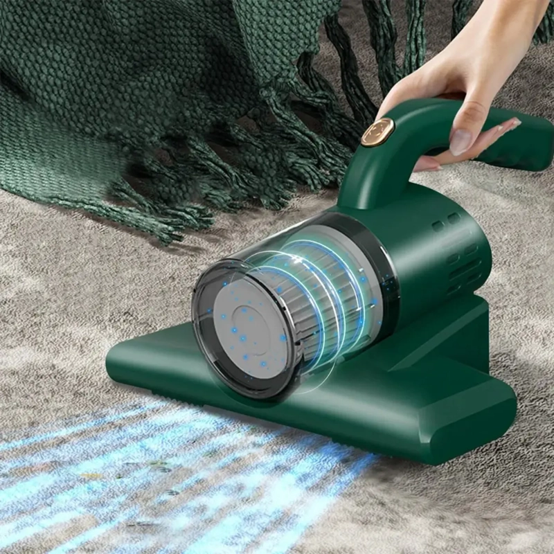 ASPIRADORA MANO INALAMBRICA PORTATIL ANTI ACAROS LUZ UV K12 - 2