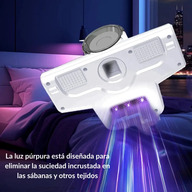 ASPIRADORA MANO INALAMBRICA PORTATIL ANTI ACAROS LUZ UV K12 - 3