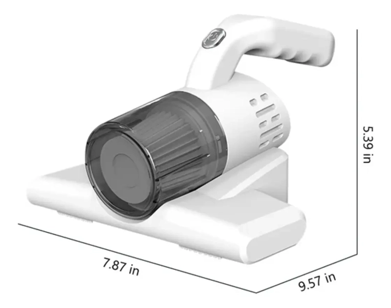 ASPIRADORA MANO INALAMBRICA PORTATIL ANTI ACAROS LUZ UV K12 - 5