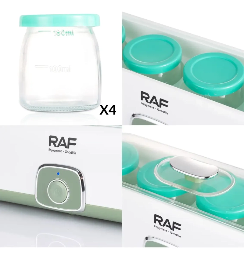 MAQUINA PARA HACER YOGURT CASERO + 4 ENVASES 20W R.14405 - 2