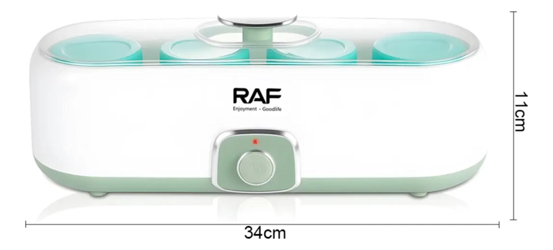 MAQUINA PARA HACER YOGURT CASERO + 4 ENVASES 20W R.14405 - 3