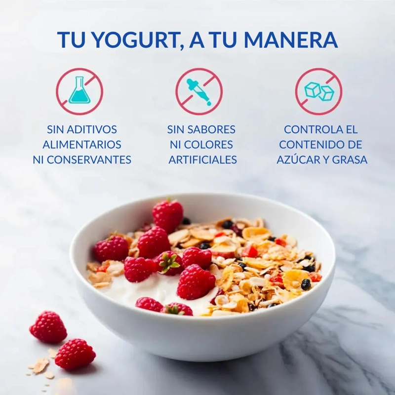 MAQUINA PARA HACER YOGURT CASERO + 4 ENVASES 20W R.14405 - 4